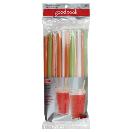 Good Cook Milkshake Straws, 25PK 547220
